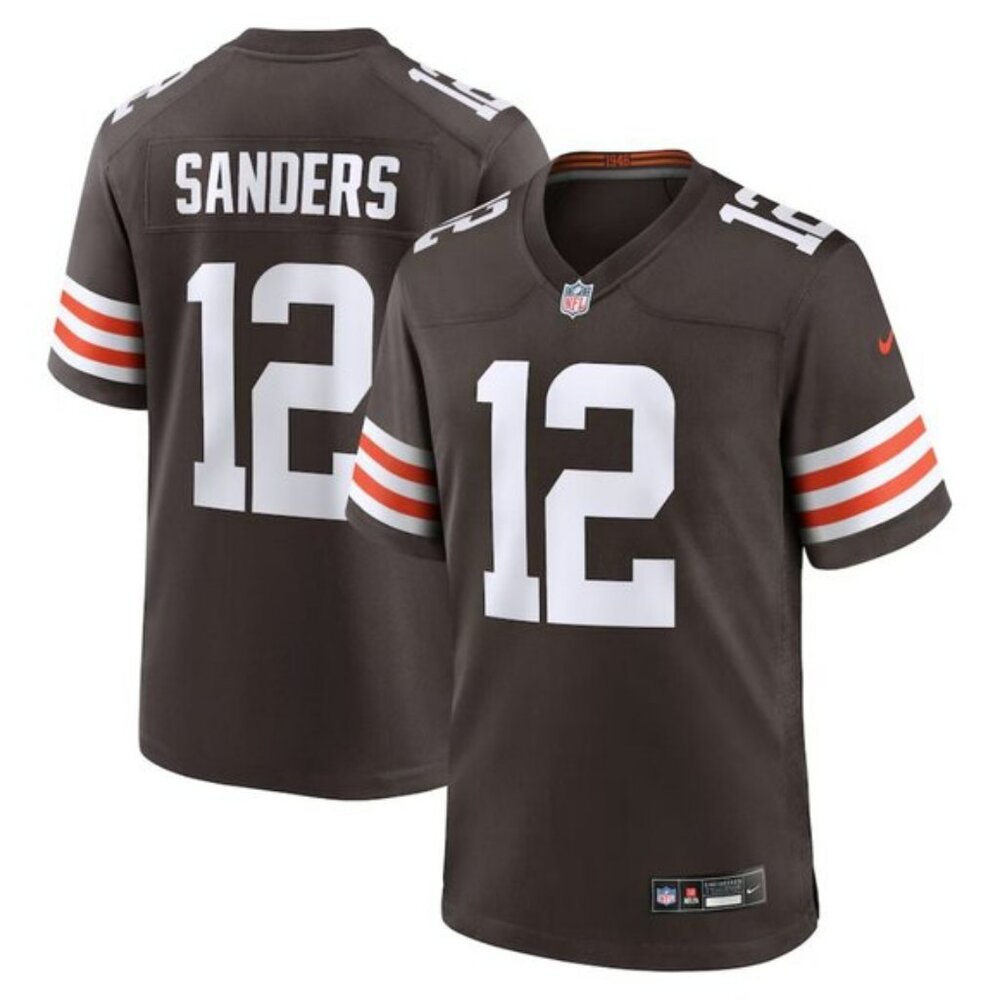 Mens Kids  Shedeur Sanders Brown Stitched Jersey